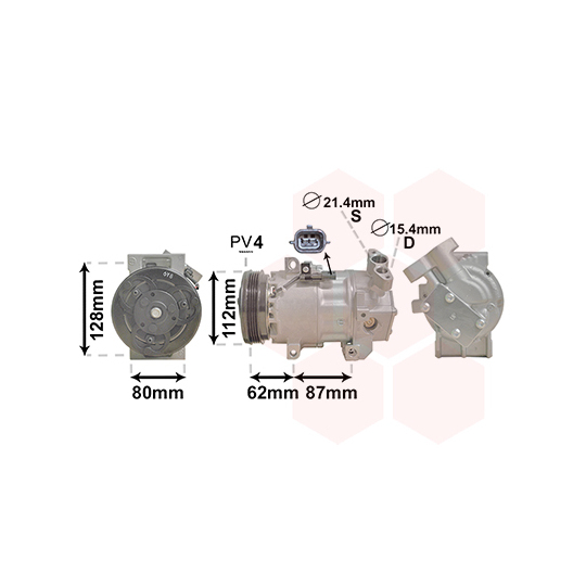 1501K703 - Compressor, air conditioning 