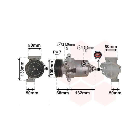 1301K703 - Compressor, air conditioning 