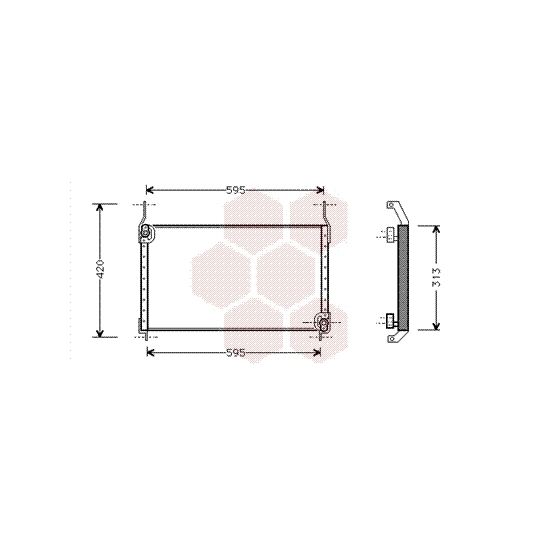 17005204 - Condenser, air conditioning 