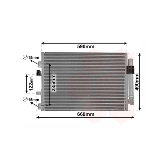 18005484 - Condenser, air conditioning 