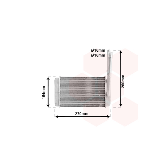 18006132 - Heat Exchanger, interior heating 