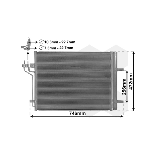 18015710 - Condenser, air conditioning 