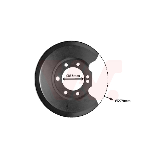 1825374 - Splash Panel, brake disc 