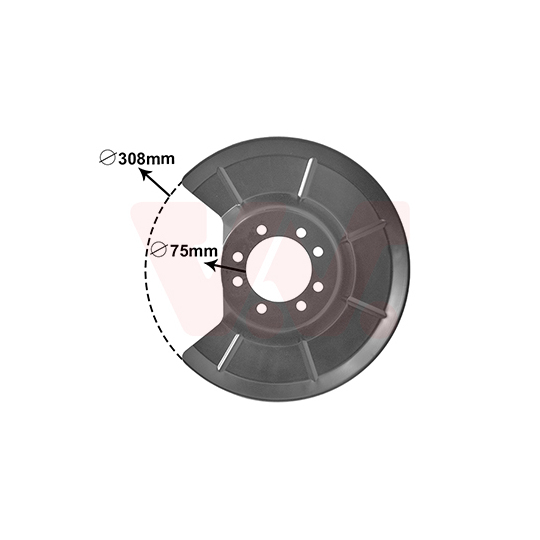 1863373 - Splash Panel, brake disc 