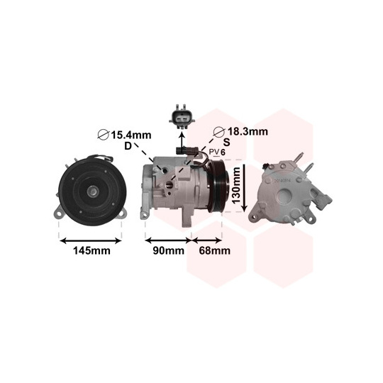 2100K133 - Compressor, air conditioning 