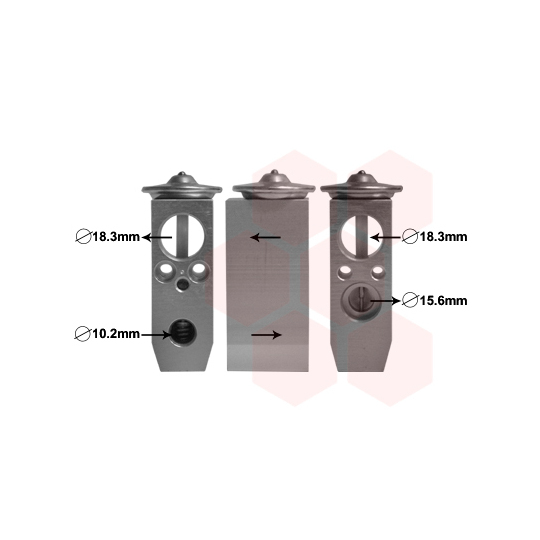 25001291 - Expansion Valve, air conditioning 