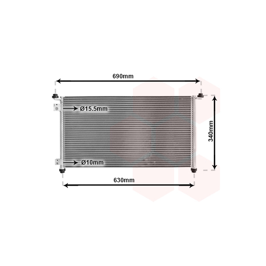 25005210 - Condenser, air conditioning 