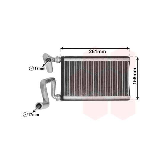 25006294 - Heat Exchanger, interior heating 