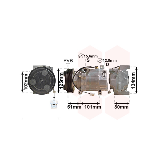 2700K207 - Kompressor, kliimaseade 