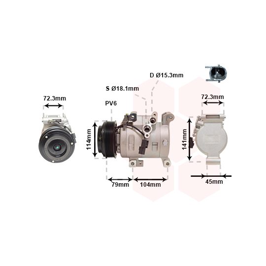 2701K702 - Kompressor, kliimaseade 