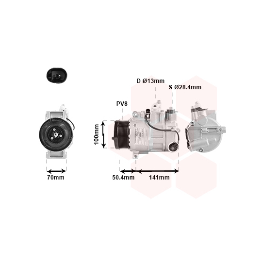 3000K431 - Compressor, air conditioning 