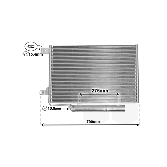 30015386 - Condenser, air conditioning 