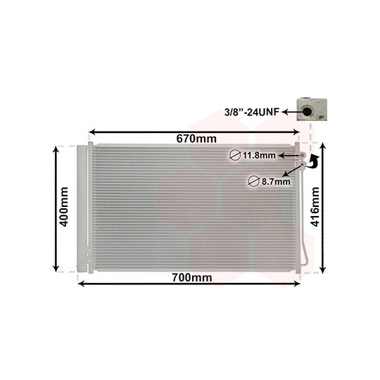 30015710 - Condenser, air conditioning 