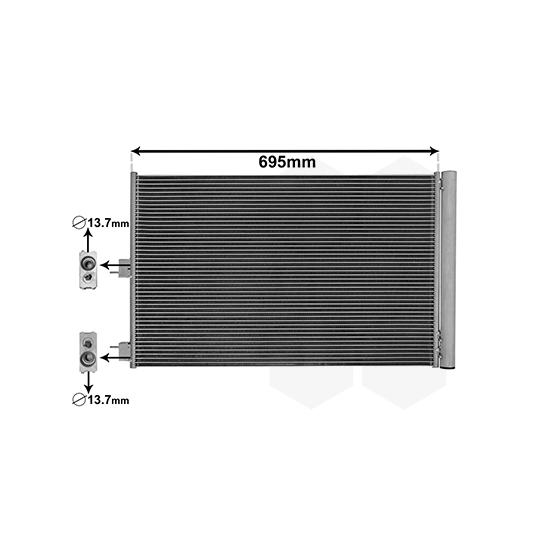 30015705 - Condenser, air conditioning 