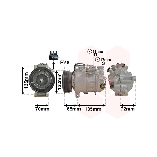 3001K705 - Compressor, air conditioning 