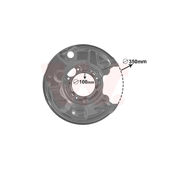 3032374 - Splash Panel, brake disc 