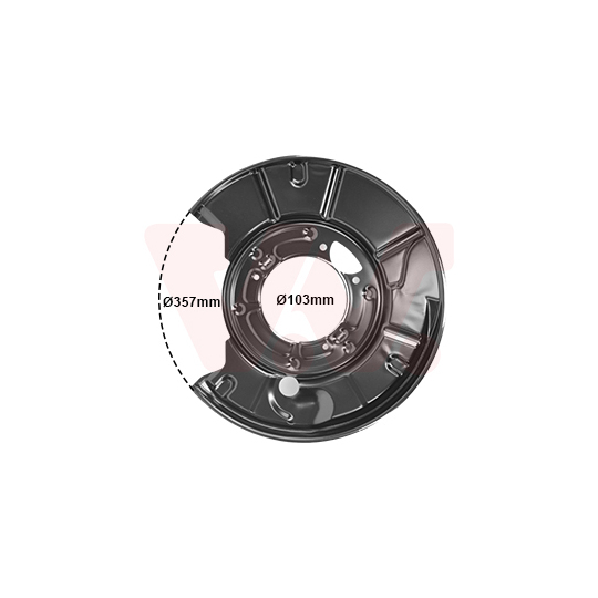 3036374 - Splash Panel, brake disc 