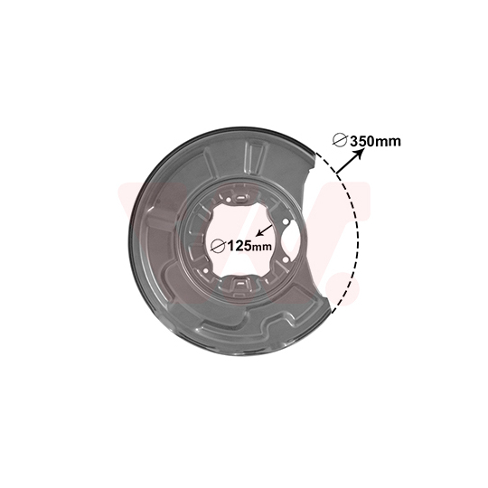 3041374 - Splash Panel, brake disc 