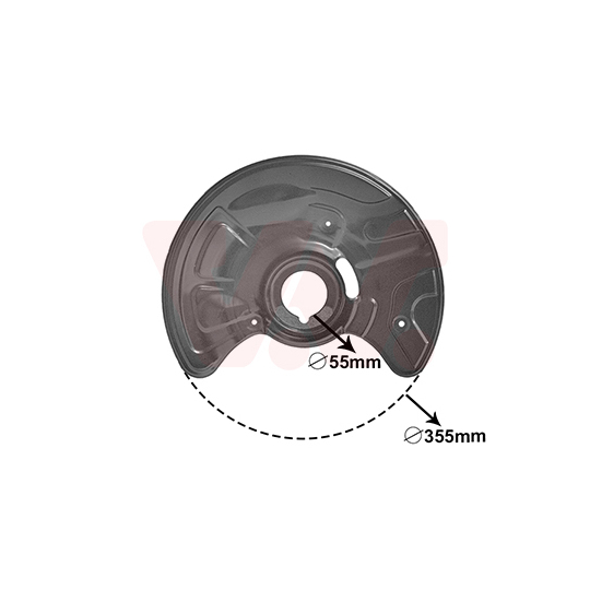 3041371 - Splash Panel, brake disc 