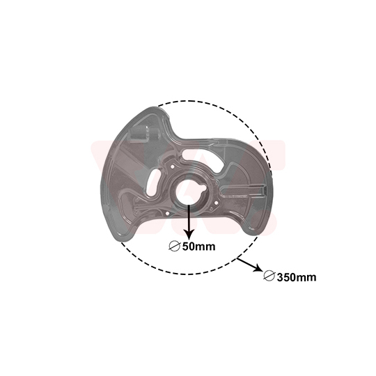 3091371 - Splash Panel, brake disc 