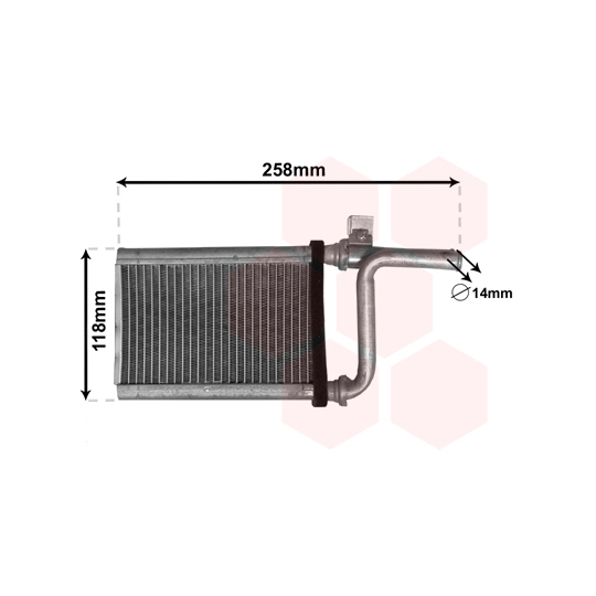 32006254 - Heat Exchanger, interior heating 