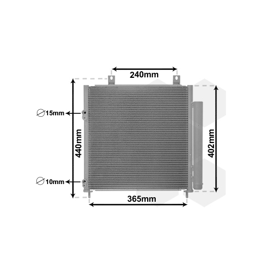 32005251 - Condenser, air conditioning 