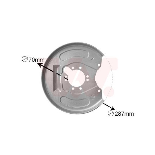 3225373 - Splash Panel, brake disc 