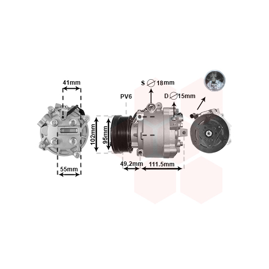 3201K701 - Compressor, air conditioning 