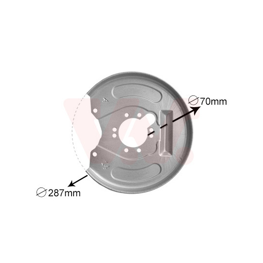 3225374 - Splash Panel, brake disc 