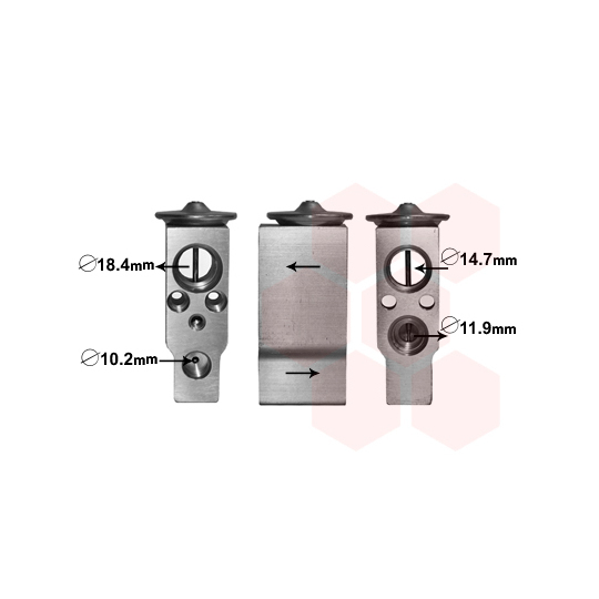 33001389 - Expansionsventil, klimatanläggning 