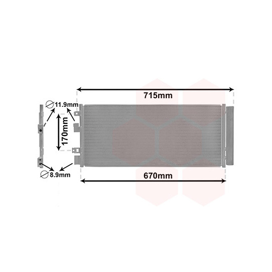 37005690 - Lauhdutin, ilmastointilaite 