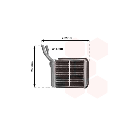 37006205 - Heat Exchanger, interior heating 