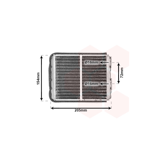 37006403 - Heat Exchanger, interior heating 