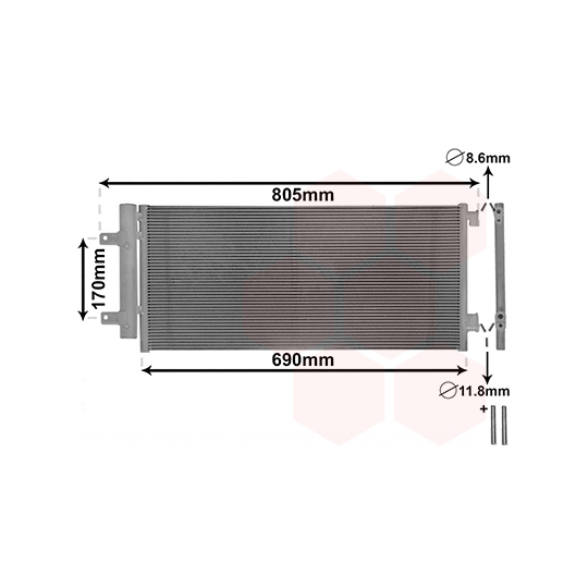 37015705 - Condenser, air conditioning 