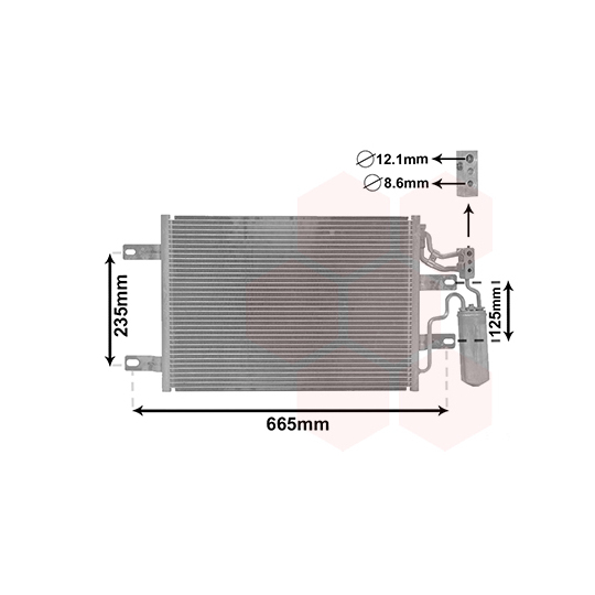 37015394 - Condenser, air conditioning 