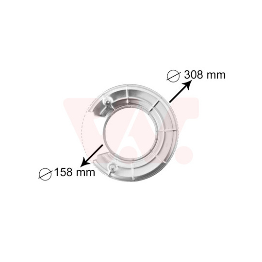 3766373 - Splash Panel, brake disc 