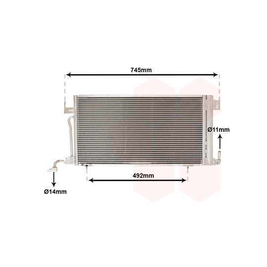 40005187 - Condenser, air conditioning 