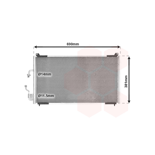 40005182 - Condenser, air conditioning 