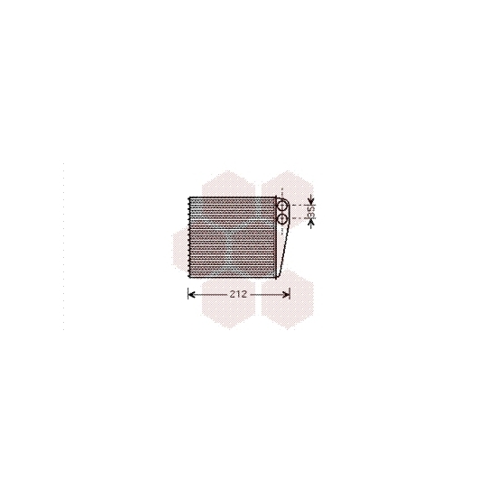 43006396 - Heat Exchanger, interior heating 