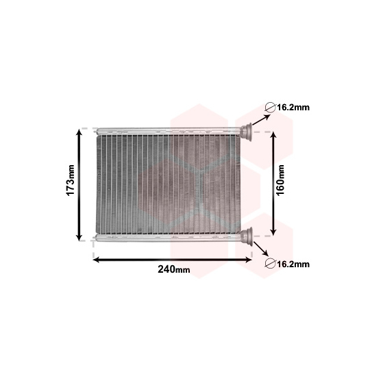 43006569 - Heat Exchanger, interior heating 