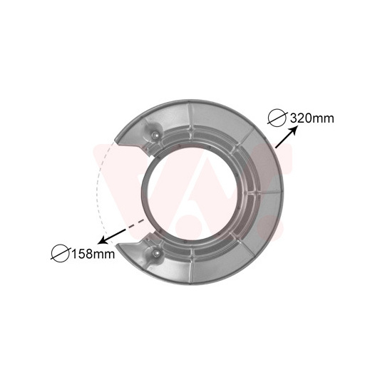 4730373 - Splash Panel, brake disc 