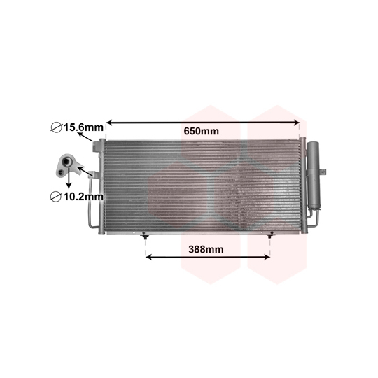 51005078 - Condenser, air conditioning 