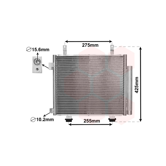 52005115 - Condenser, air conditioning 