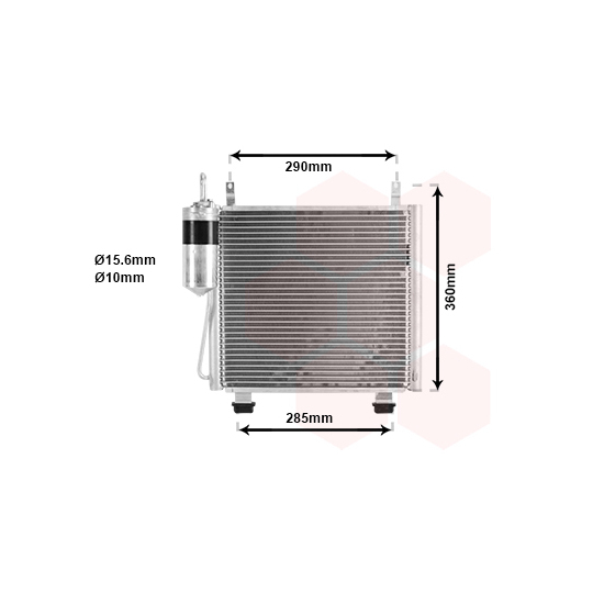 52005060 - Condenser, air conditioning 