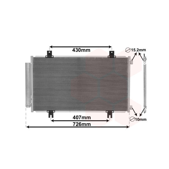 52015701 - Condenser, air conditioning 