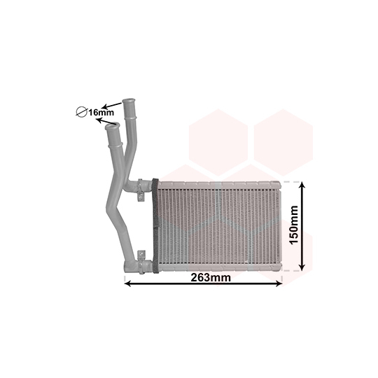 52006146 - Heat Exchanger, interior heating 