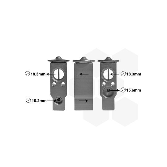 53001703 - Expansion Valve, air conditioning 