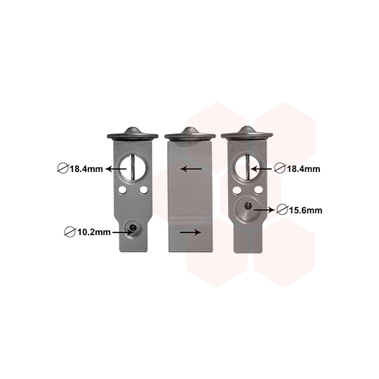 53001638 - Expansion Valve, air conditioning 