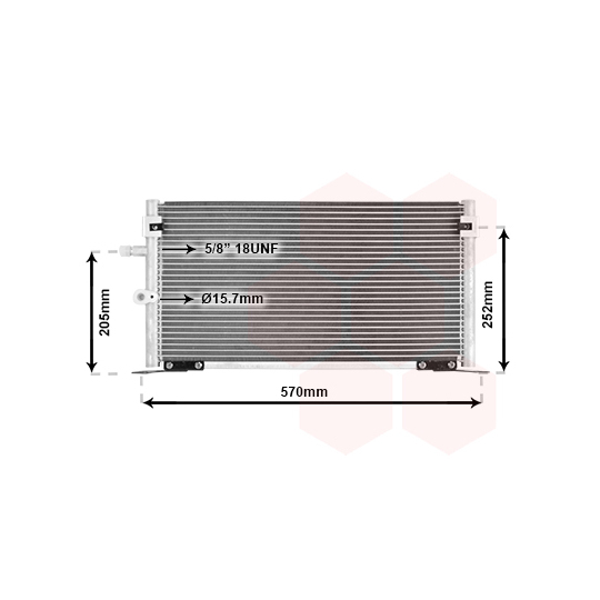 53005265 - Condenser, air conditioning 