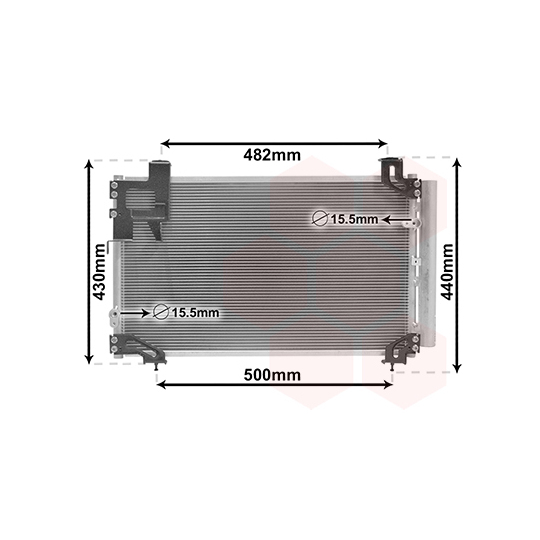 53005394 - Condenser, air conditioning 